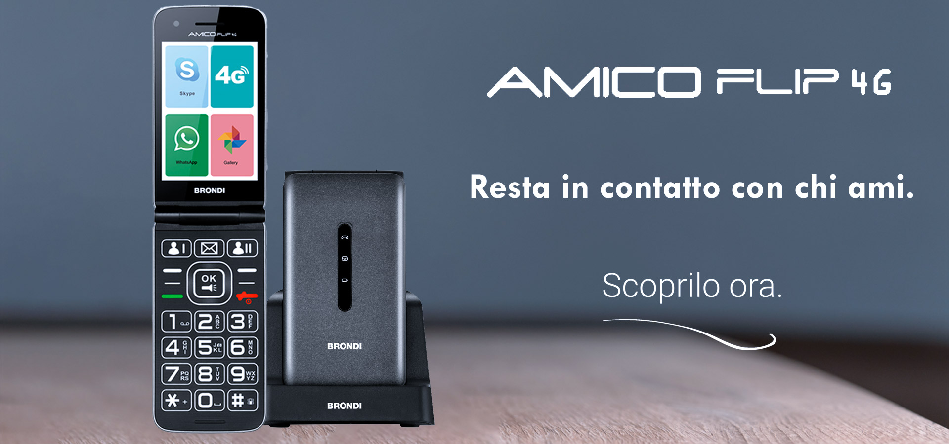Support Téléphone Vélo - Pour Brondi Amico Smartphone Pocket - Aluminium Noir (Neuf)